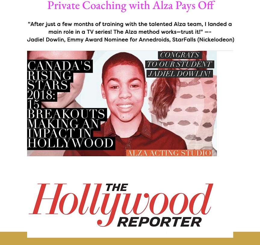jadiel dawlin alza acting